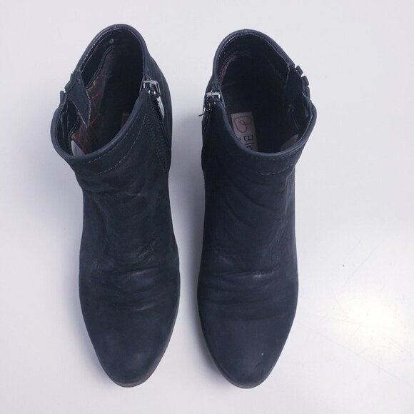 Blondo Womens Samara Waterproof Ankle Booties Black Suede Size 7.5 Side Zip - Picture 6 of 11